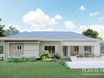 4 bedrooms bungalow house plan