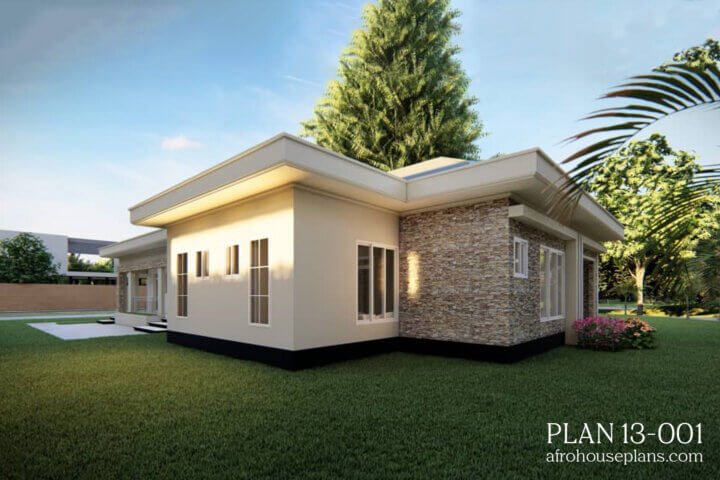 4 Bedrooms Bungalow House Plan 13001 - Image 5