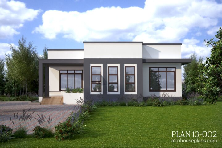 3 Bedroom Building Plans in Ghana