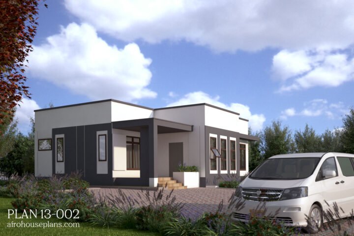 Modern 3 Bedrooms House Design