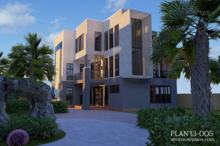 Modern Mansion Plan 13005 - Image 3
