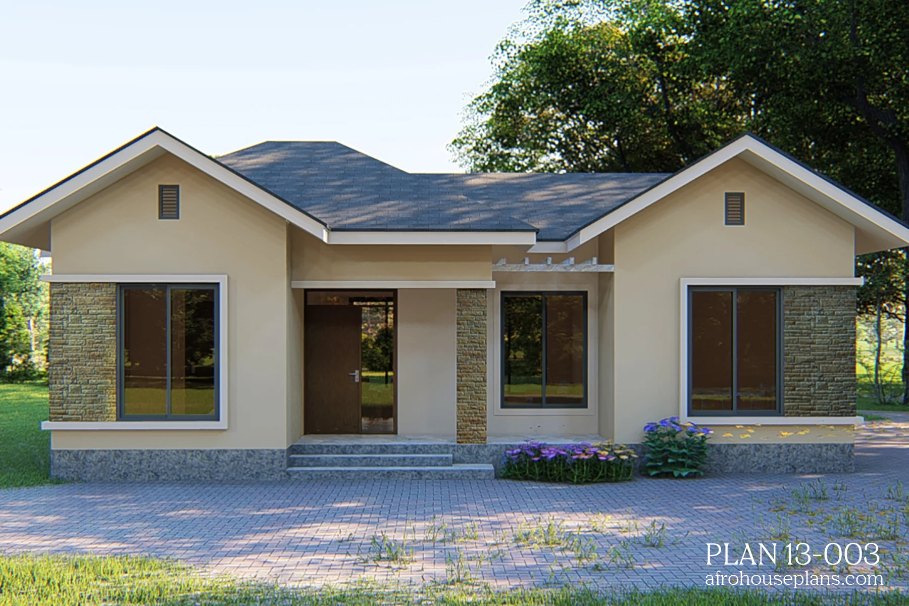Simple 2 Bedroom House Plans In Kenya Pdf 1 13 005 Two bedroom house Image 1