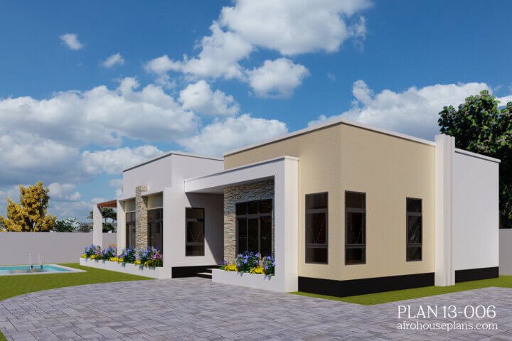 3 Bedrooms House Plan 13006 - Image 3