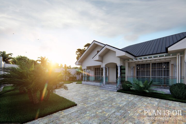 Four Bedroom Bungalow Plan 13011 - Image 2