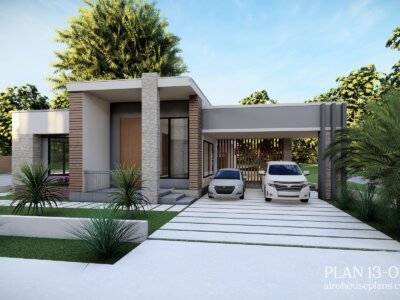 3 Bedrooms House Plan 13012