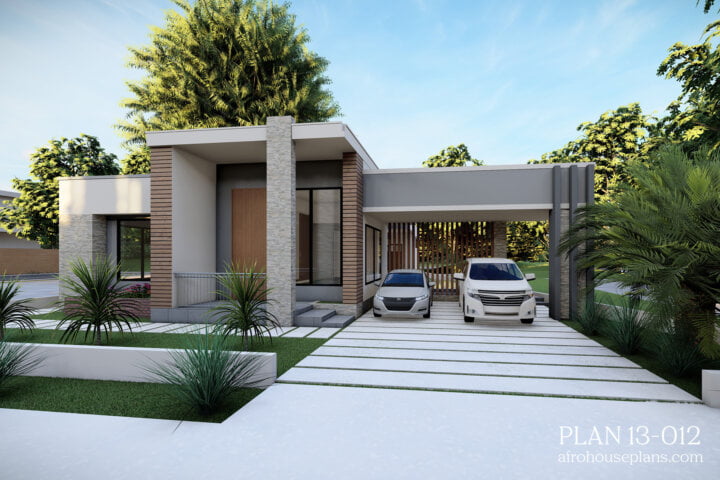 3 Bedrooms House Plan 13012