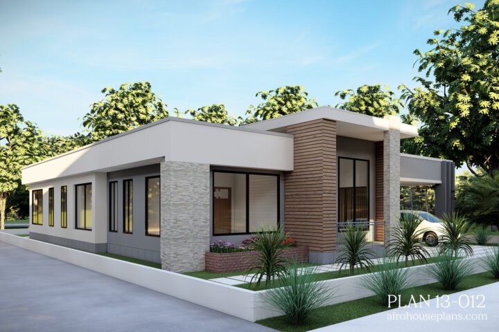 Low Budget 3 modern 3 bedroom house plan