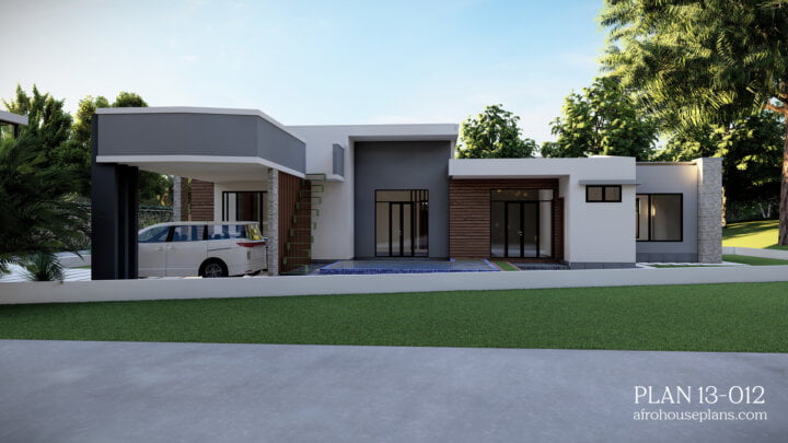 Low Budget 3 modern 3 bedroom house plan