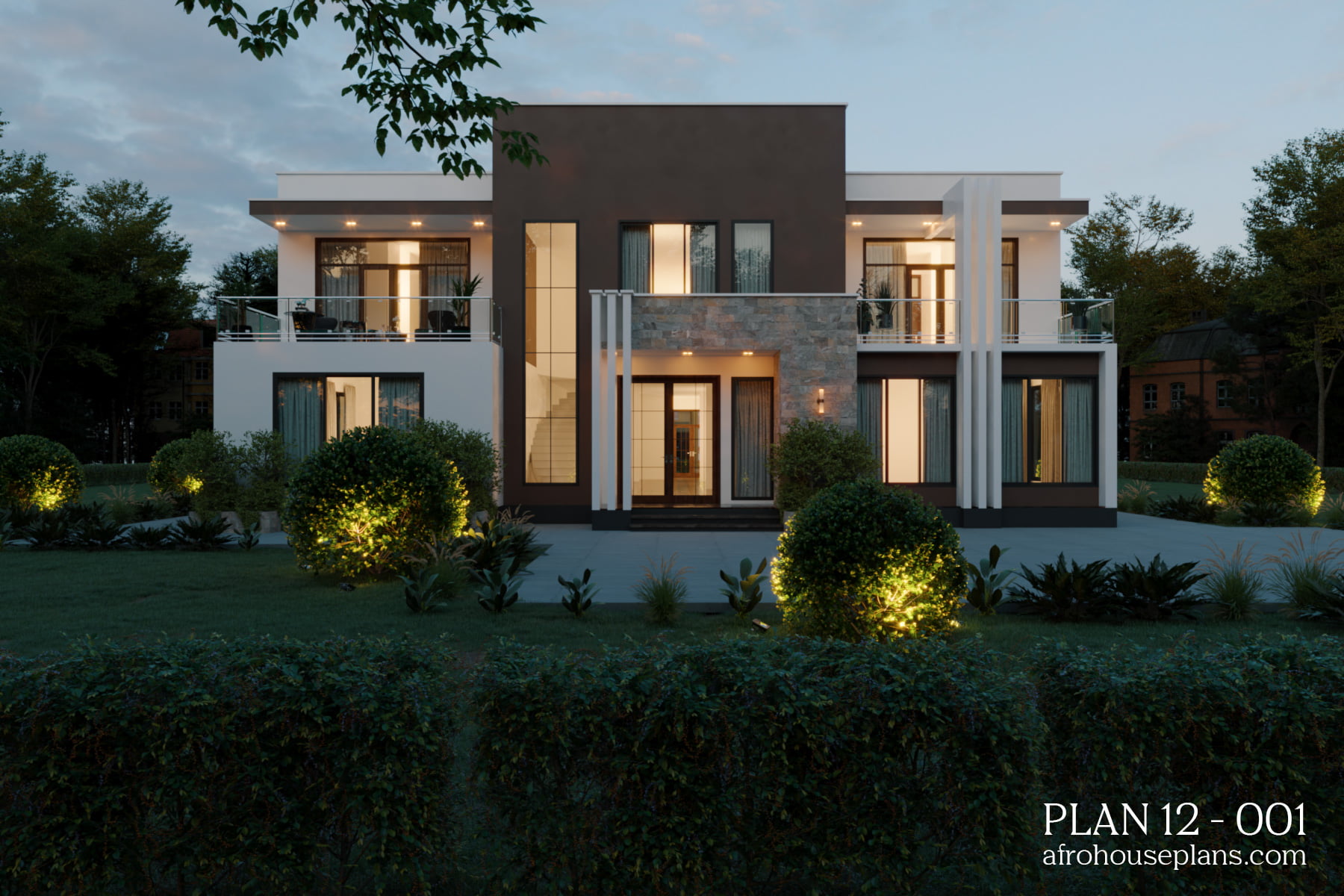 Unique Modern House Plans & House Designs with photos | AfroHousePlans.com