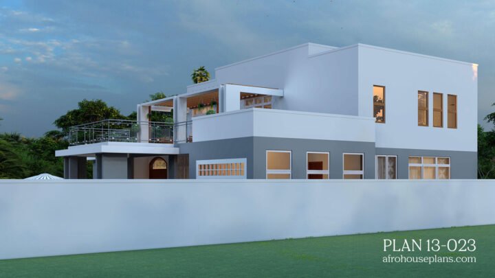 Two Stories 4 Bedroom House Plan 13023 - Image 3