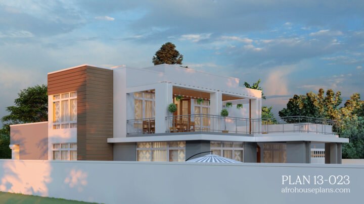 Two Stories 4 Bedroom House Plan 13023 - Image 5