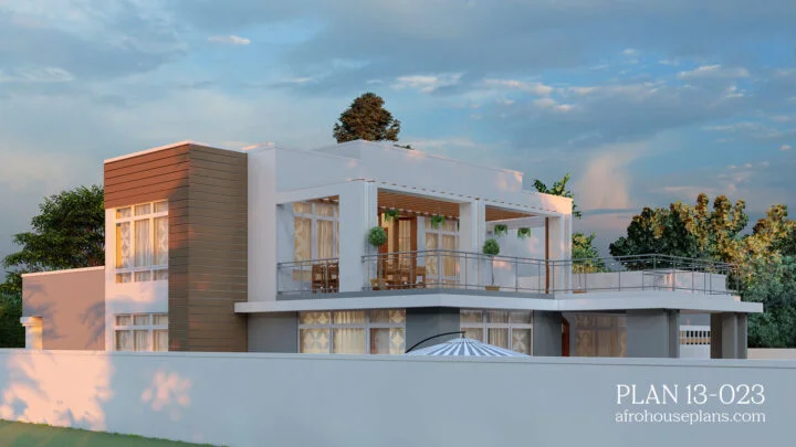 Two Stories 4 Bedroom House Plan 13023 - Image 5