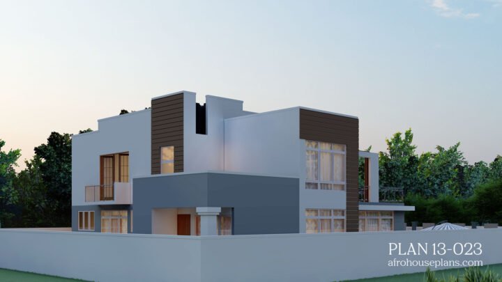 Two Stories 4 Bedroom House Plan 13023 - Image 6