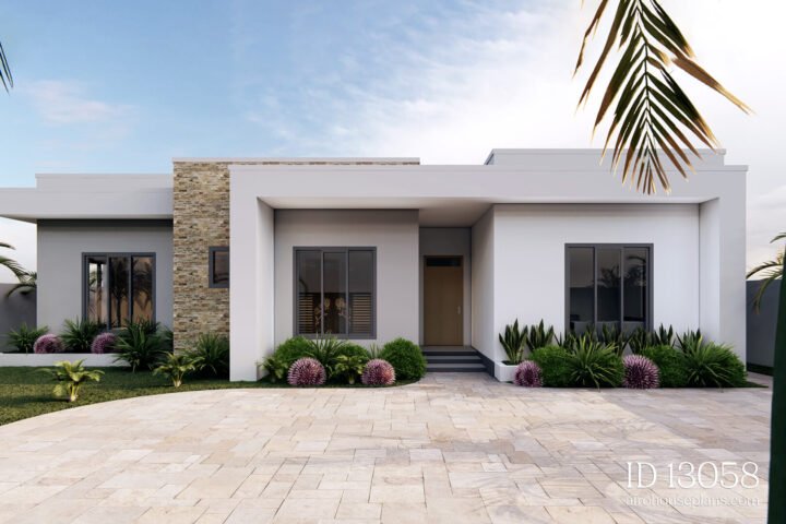 Open Layout 3 Bedroom House Design