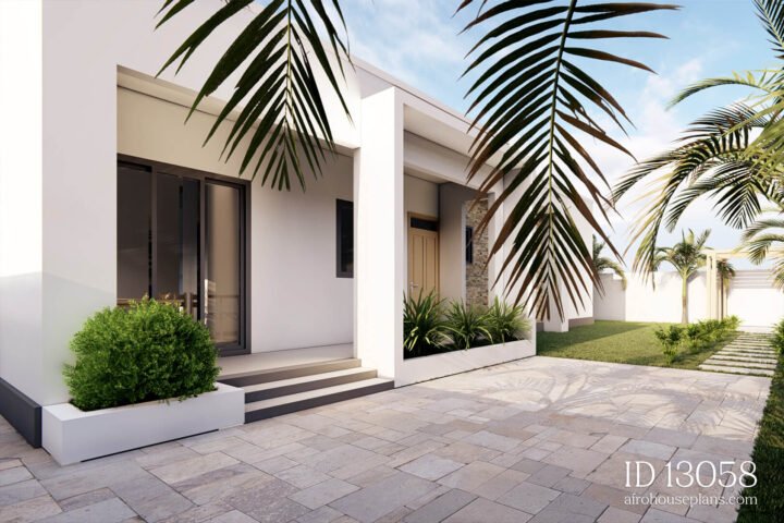 3 Bedroom House Design for small plot
