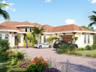 4 Bedroom 4 Bath Mediterranean Style Plan