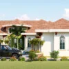 4 Bedroom 4 Bath Mediterranean Style Plan