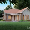 4 bedrooms single story house plan