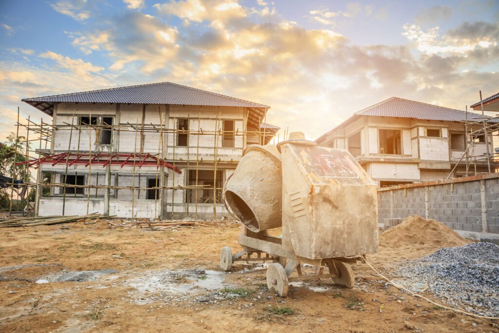 build your dream a house in Ghana: construction in progress
