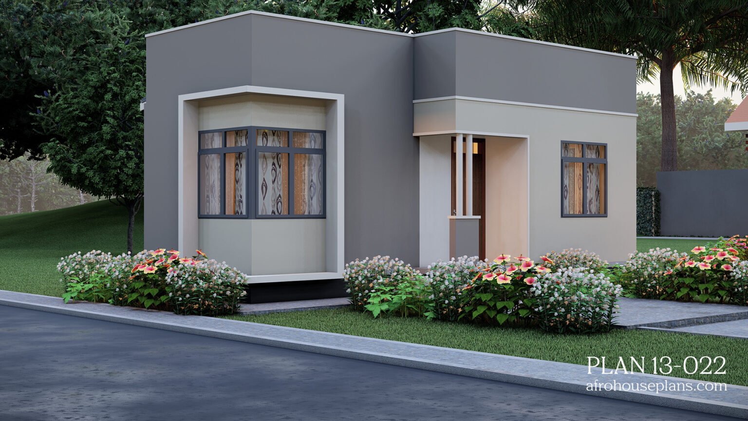 Small 1 bedroom House Design 13022