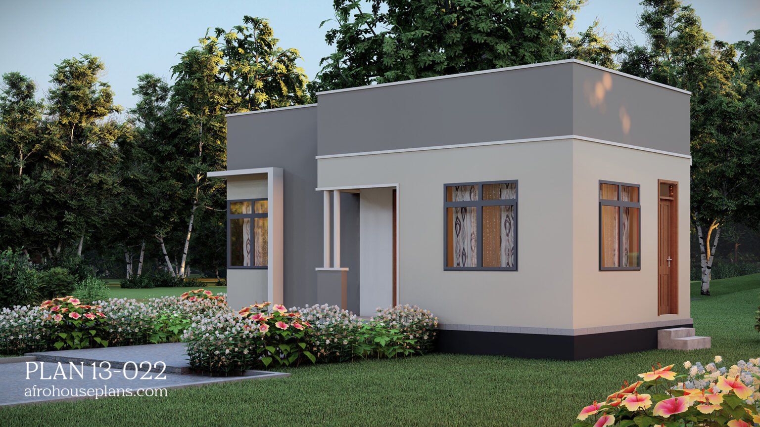 Small 1 bedroom House Design 13022