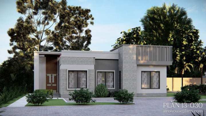 3 Bedrooms House Design