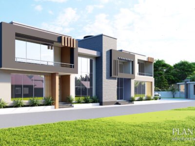 Apartment Building Plan 13029