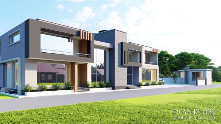 Apartment Building Plan 13029