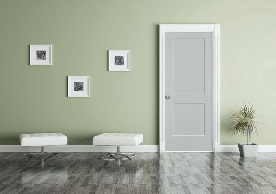 Types of Interior Doors: Moulded panel