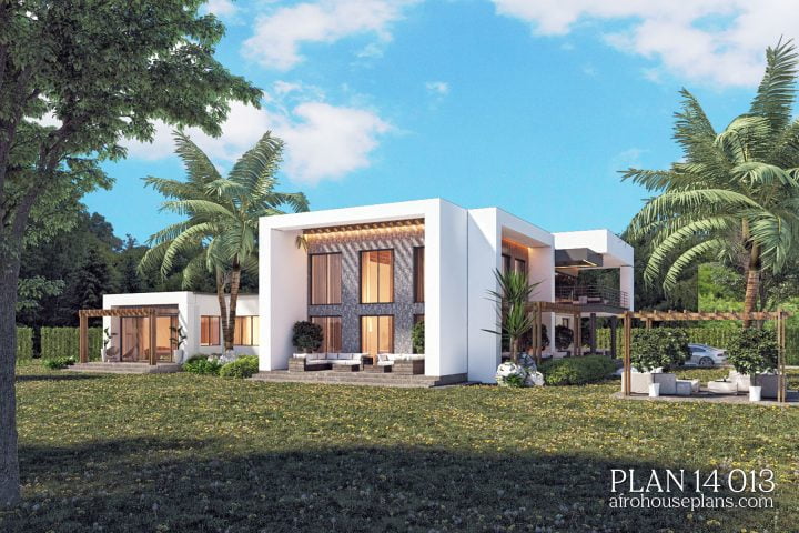 4 bedroom modern house plans in ghana