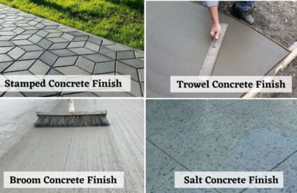 8 Concrete Finishes types