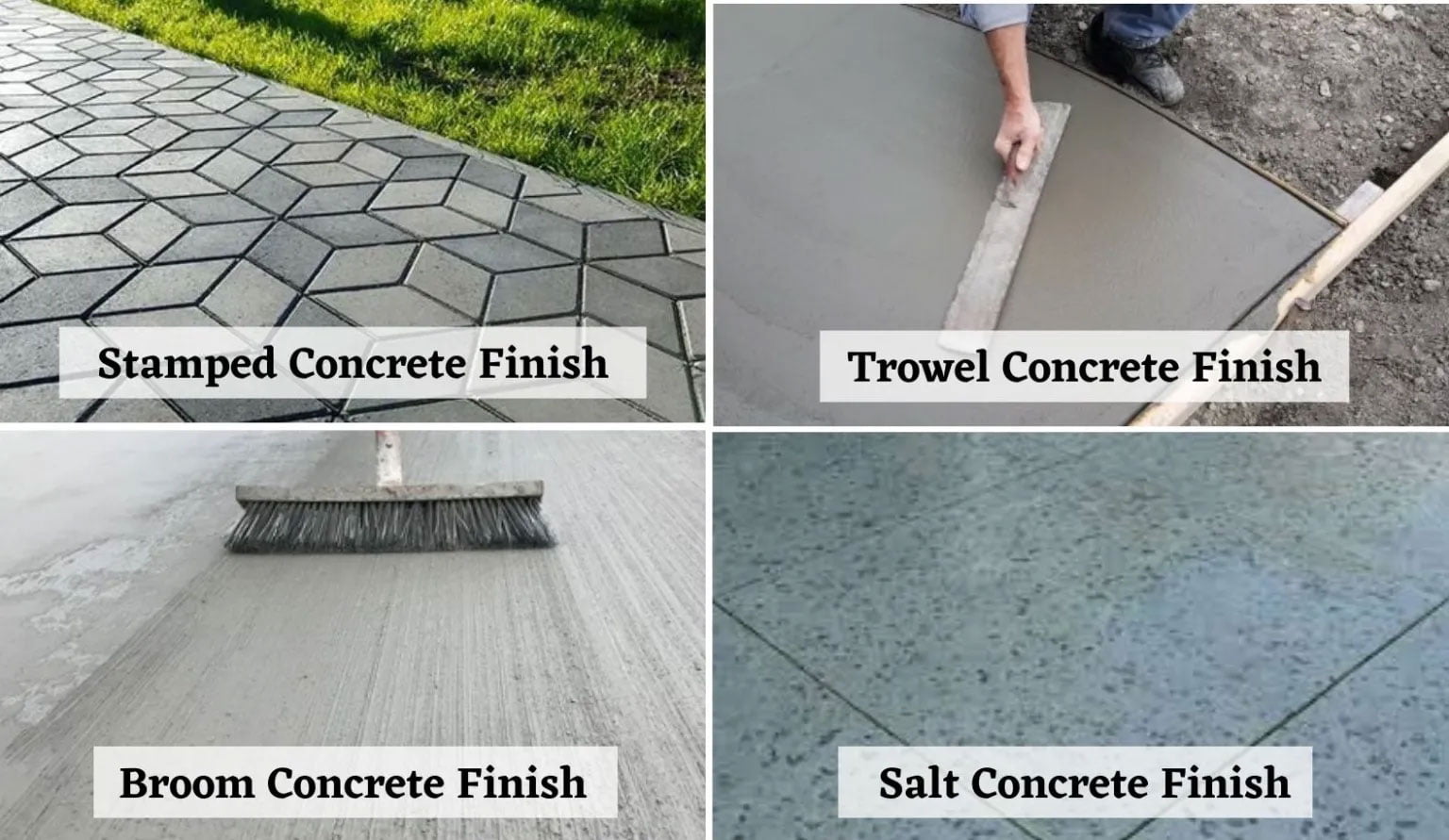 9 Best Types of Concrete Finishes Different Concrete Finishes Concrete Surface Finishes