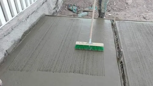 broom concrete finishes