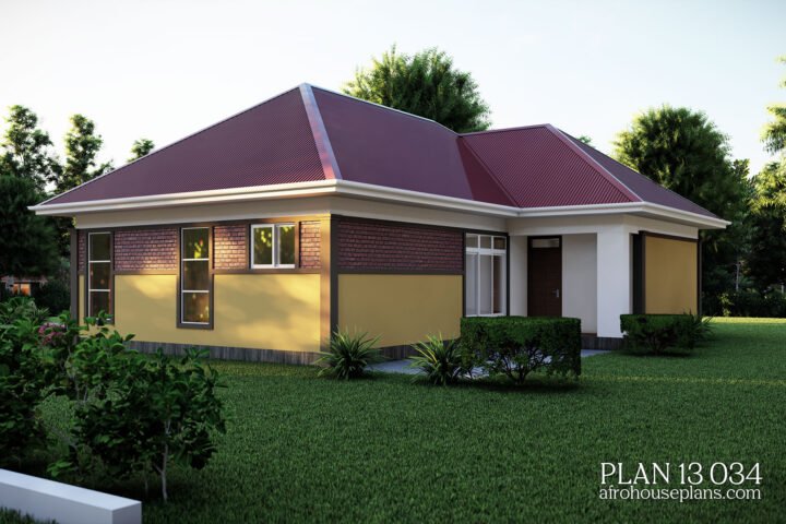 Simple 2 Bedroom House Plan