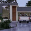 Modern 3 Bedroom House Plan with Garage