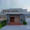 Two Stories 4 Bedroom House Plan