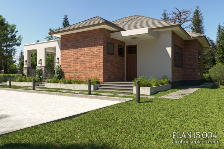 2 Bedrooms House Plan 15 004