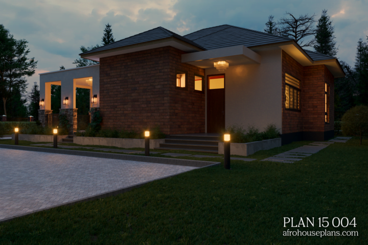 2 Bedrooms House Plan 15 004