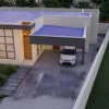 Modern 3 Bedroom House Plan with Garage