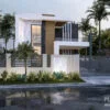 Two Storey 3 Bedroom Modern House Design