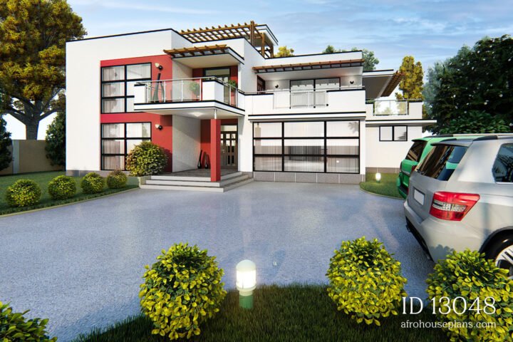 Modern 5 Bedroom House Design