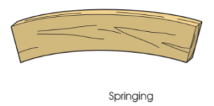 5 Types of Absurd Wood Defects to Look for When Building 5 common wood defects - springing