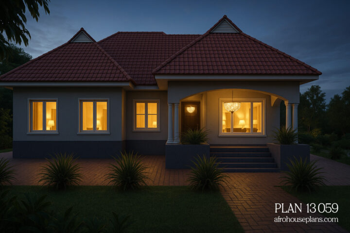 Compact 4 Bedroom House Plan
