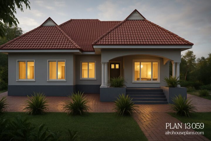Compact 4 Bedroom House Plan