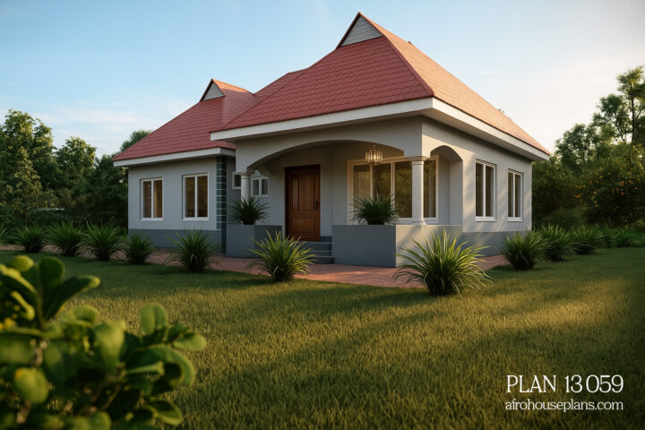 Compact 4 Bedroom House Plan