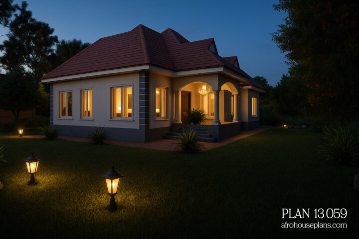 Compact 4 Bedroom House Plan
