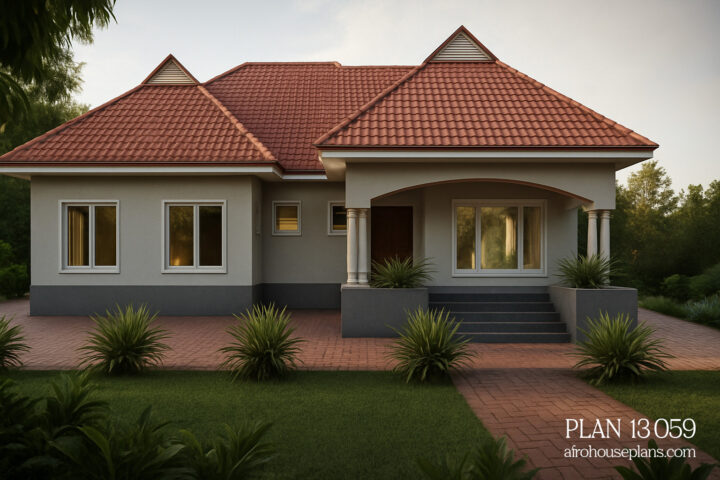 Compact 4 Bedroom House Plan