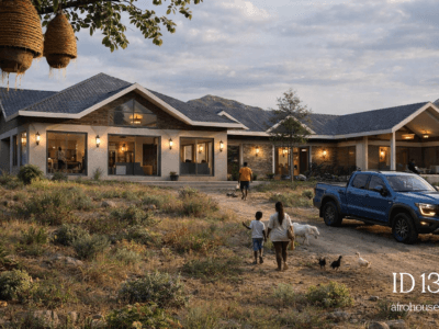 4 Bedroom Single Story House Plan Floor Plan